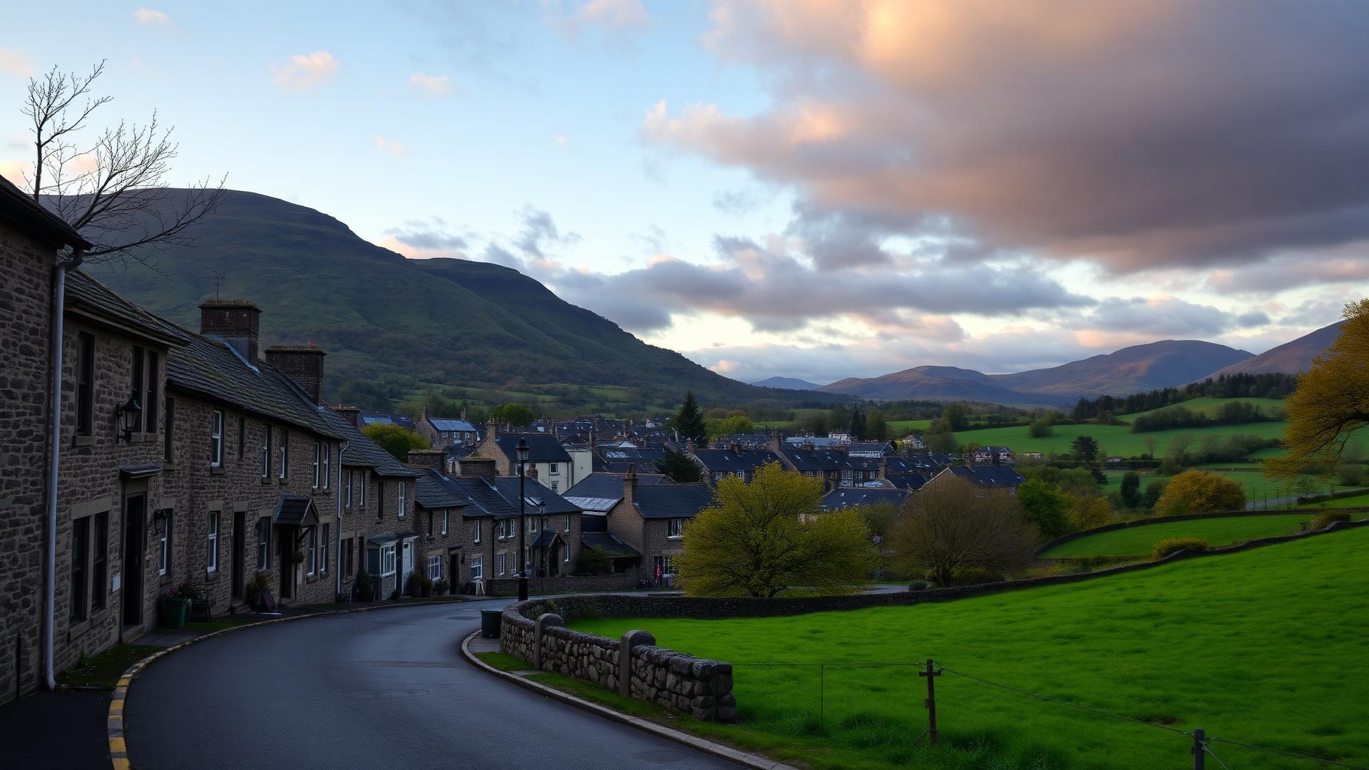 Abergavenny stone cottages at the foot of the Sugar Loaf and Skirrid mountains in Monmouthshire — Re-Finished surface restoration in Abergavenny